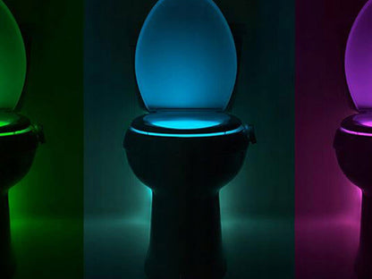 LED WC fény sötétérzékelővel