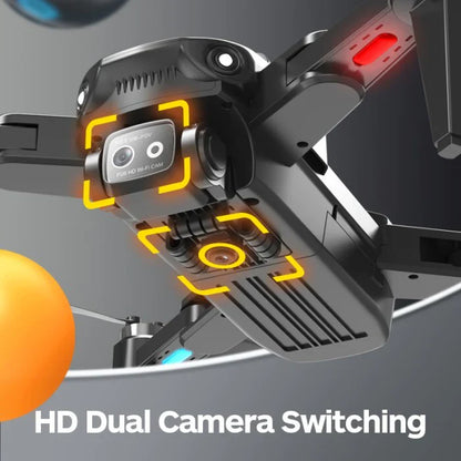 Mini Drón CZ12 WiFi | Automatikus Visszatérés | Okostelefon-Irányítás | Professzionális Duál 4K UHD Kamera