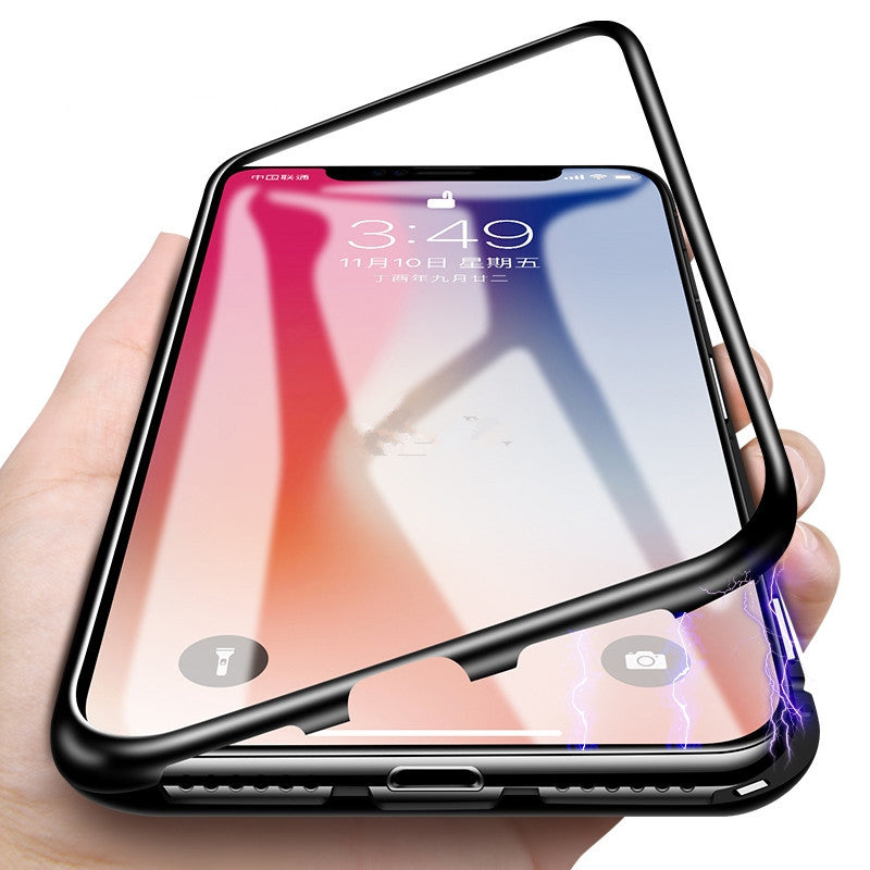 360 mágneses tok üveges hátulso resz Samsung Note 9