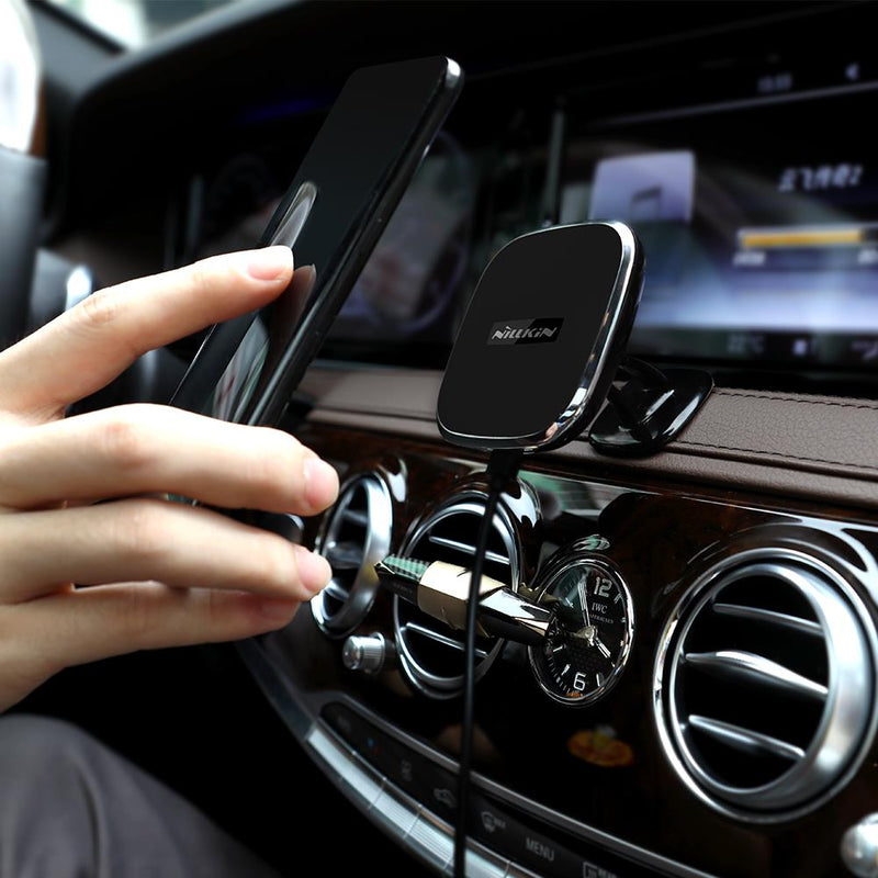 Vezeték Nélküli Telefon Töltő Támogatja az Autót