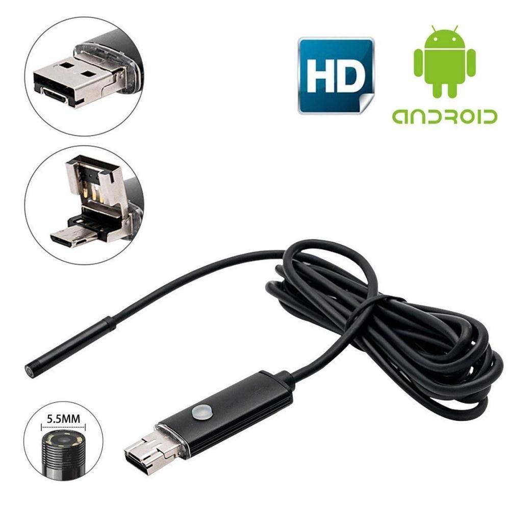 ENDOSKÓPOS KAMERA ANDROIDHOZ, VÍZÁLLÓ, 5 VAGY 10 M