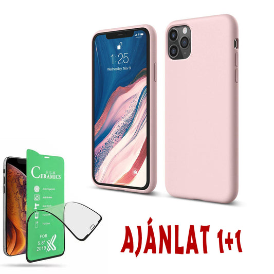 AJÁNLAT Prémium szilikon tok + MATT KERÁMIA TELEFONFÓLIA, VÉDŐ, CERAMIC FILM - Samsung