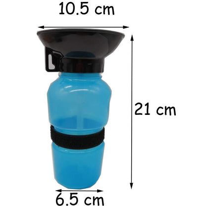 Szilikon palack vizestálal kutyáknak, Aqua Dog, 585 ml