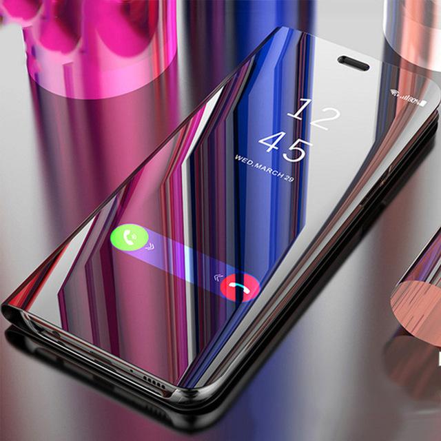 Samsung A8 2018 + Flip tükör tok