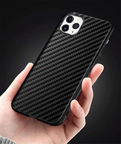 Carbon Szilikonszén TPU tok Apple iPhone 13 Pro