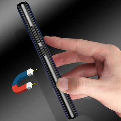 Flip bőr tok, val mágneses bezárás - Huawei Mate 10 Lite