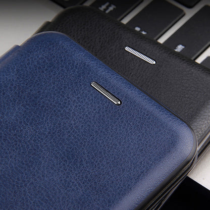 Flip bőr tok, val mágneses bezárás - Huawei Mate 10 Lite