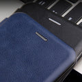 Flip bőr tok, val mágneses bezárás - Samsung Note 10+