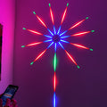 Okos tűzijáték típusú LED lámpák, RGB, zene, távirányító és okostelefon vezérlés, többszínű