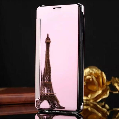 02 Ajánlat 1 FLIP TÜKÖR TOK + TELEFON FÓLIA 5D Full Cover - SAMSUNG