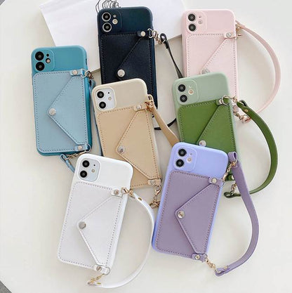 CROSSBODY TÁRKA TPU tok iPhone XS -hez