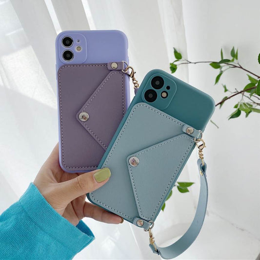 CROSSBODY TÁRKA TPU tok iPhone XS -hez