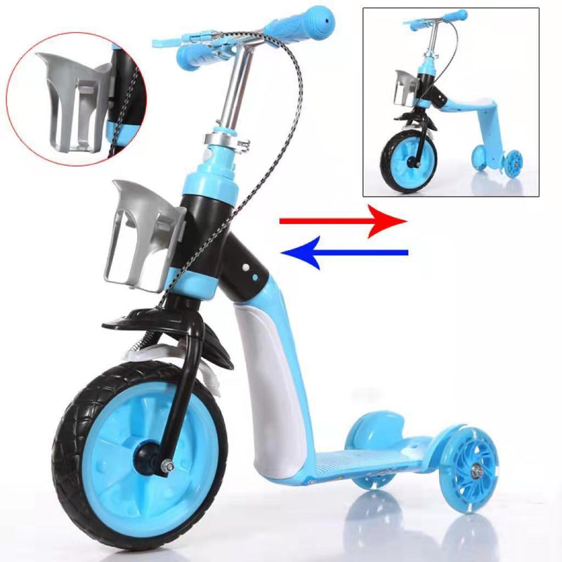 Robogó / Kerékpár gyerekeknek, 2 az 1-ben állítható, 1-2 éves