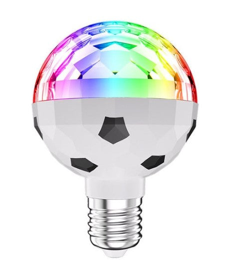 Forgó DISCO izzó többszínű projektorral LED-del, RGB