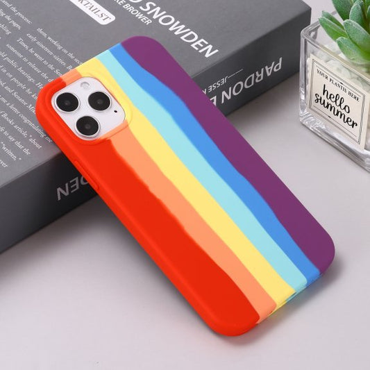 SZILIKON SZIVÁRVÁNY TARTÓ IPHONE 11