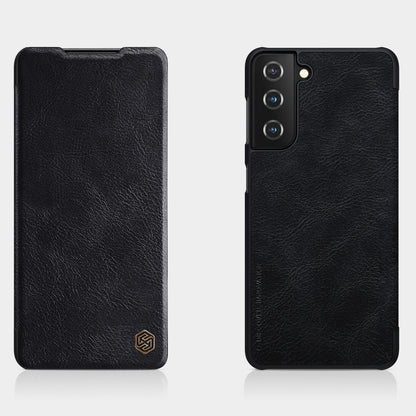 Nillkin Qin - Flip bőr tok Samsung S21 FE telefonhoz