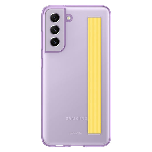 Tok Samsung átlátszó szíj Samsung S21 FE-hez, levendula