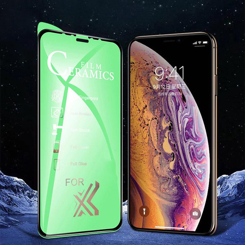 Matt és ívelt kerámia telefon fólia, védőfólia, kerámia - iPhone X