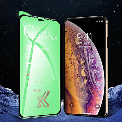 Matt és ívelt kerámia telefon fólia, védőfólia, kerámia - iPhone X