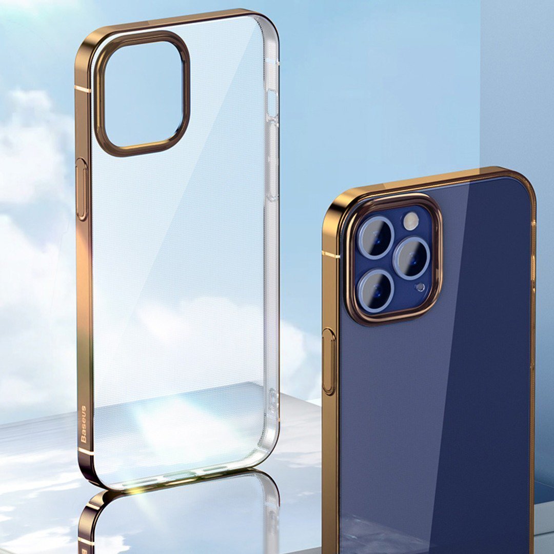 Electroplating szilikon TPU 360 tok iPhone 12 Pro Max