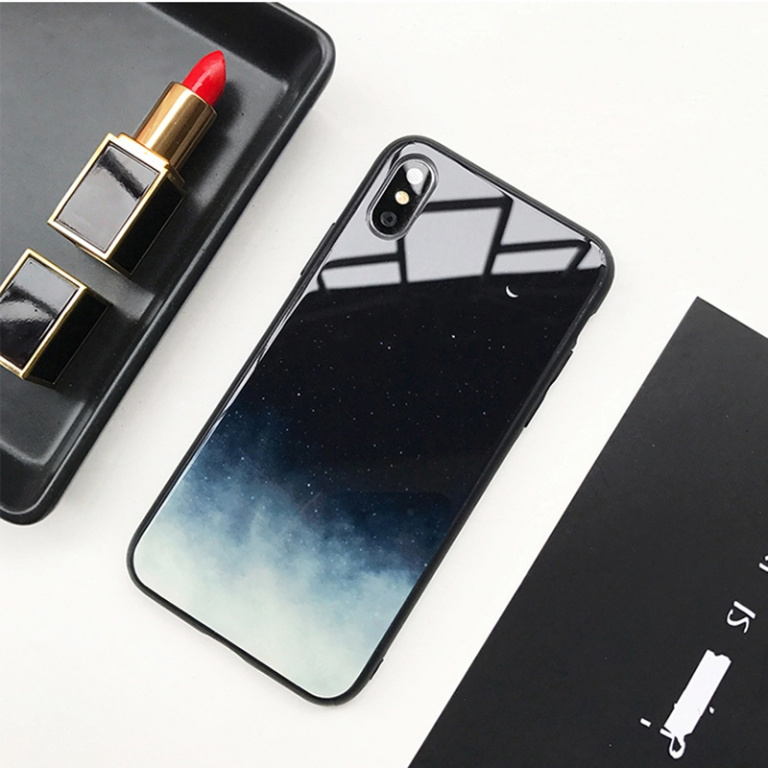 Telefon tok biztonsági üveggel, Luna iPhone X