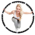 SPRINGOS Fitness Hoop edzéshez, átmérő 85 cm, súlyok 1 kg