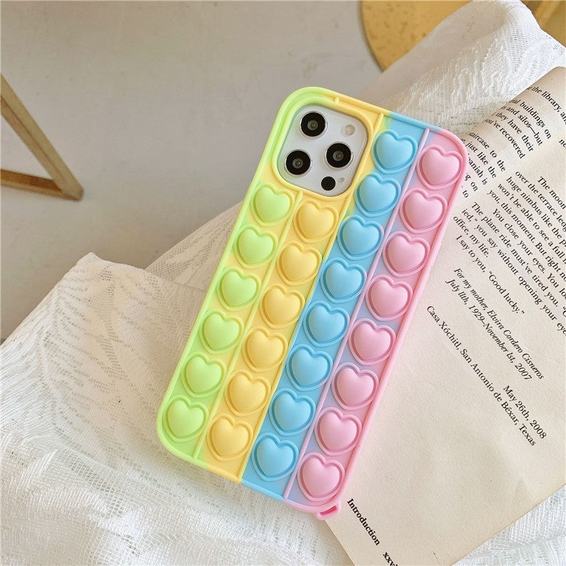 PopIt HEART stresszmentes telefontok iPhone XS