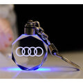 Kulcstartó LED autós logóval, 11X3 CM