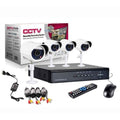 4 kamerás kültéri / beltéri 4 kamerás DVR készlet CCTV megfigyelő rendszer